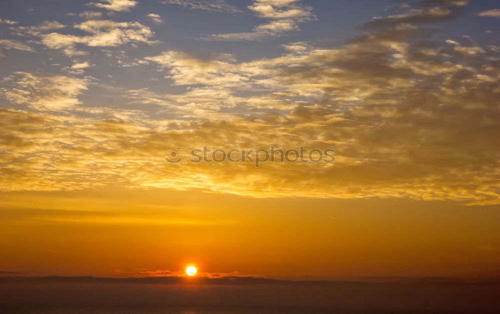 Similar – Image, Stock Photo Picturesque view of sun above ocean