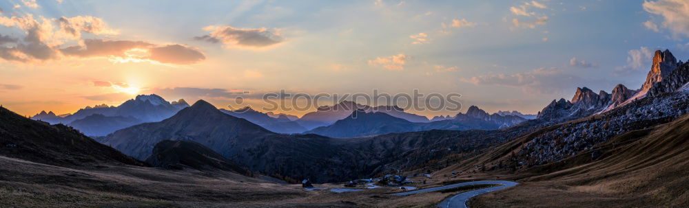 Similar – sunrise in the dolomites