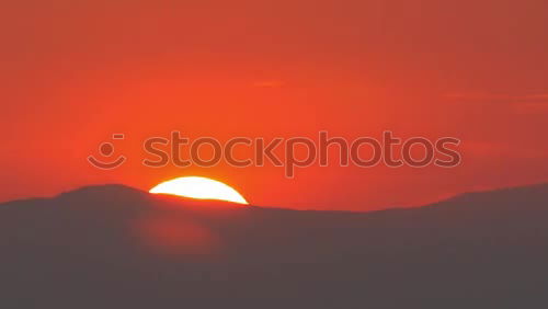 Similar – Image, Stock Photo Sunset over the Pfaffenstein