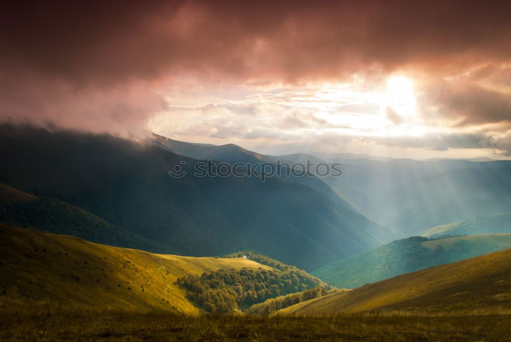 Similar – Image, Stock Photo Alpine summit with clouds