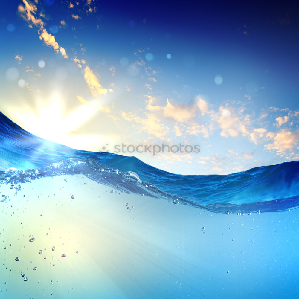 Similar – Image, Stock Photo Ocean Surface Ripples Close up in Glass Ball