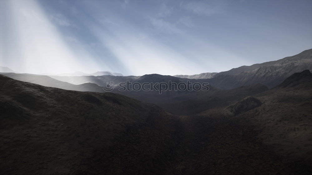 Similar – Image, Stock Photo In the evening on the hill