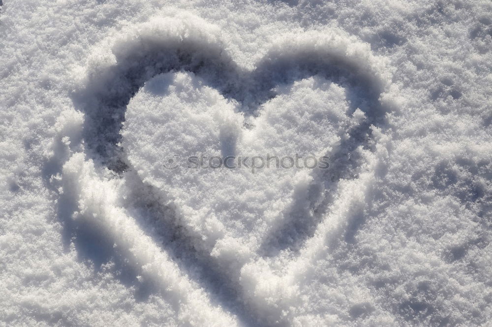 Similar – Image, Stock Photo Snow heart shape on car.