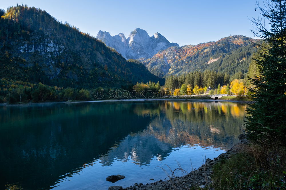 Similar – Image, Stock Photo Autumn at Duisitzkarsee lake