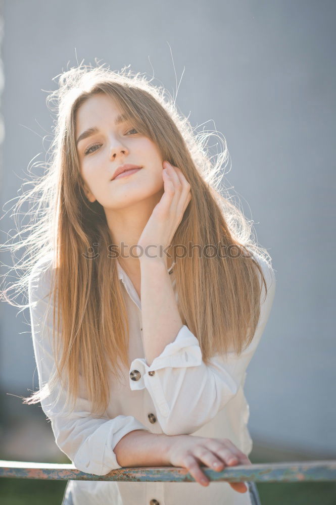 Similar – Image, Stock Photo hair day Lifestyle Elegant