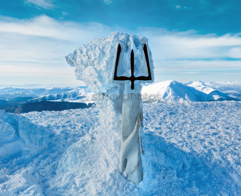 Similar – wonderfull winter day on the Zugspitze