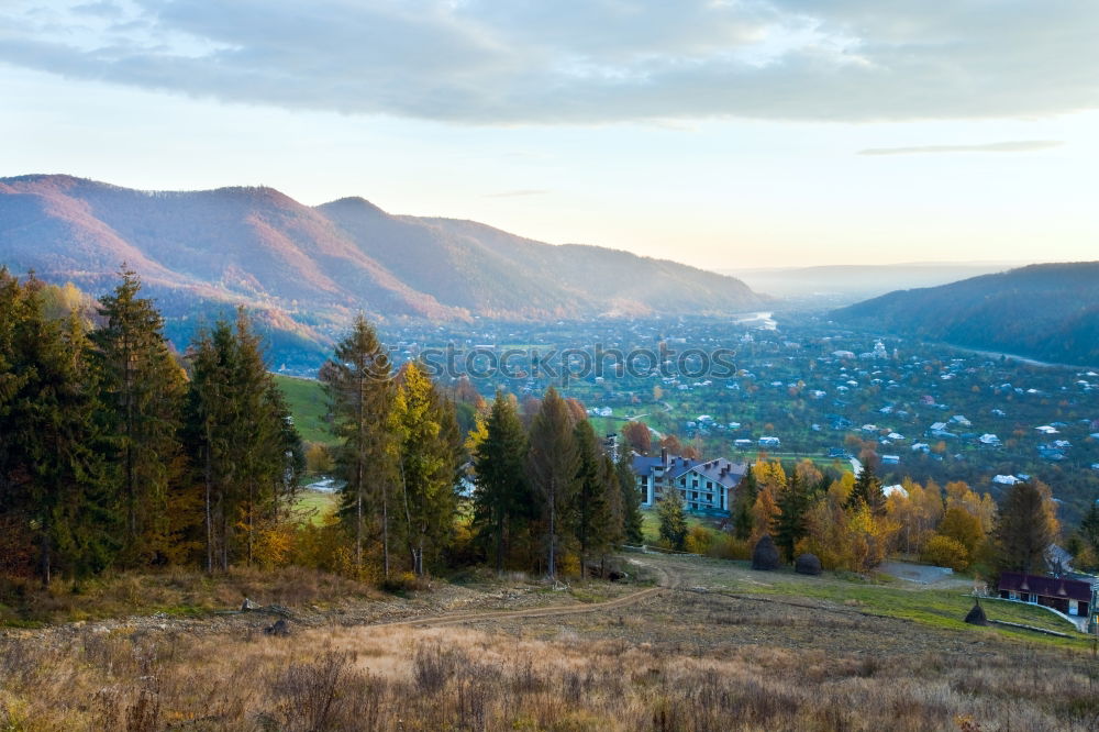 Image, Stock Photo Autumn Moselle and Golden Wine Landscape