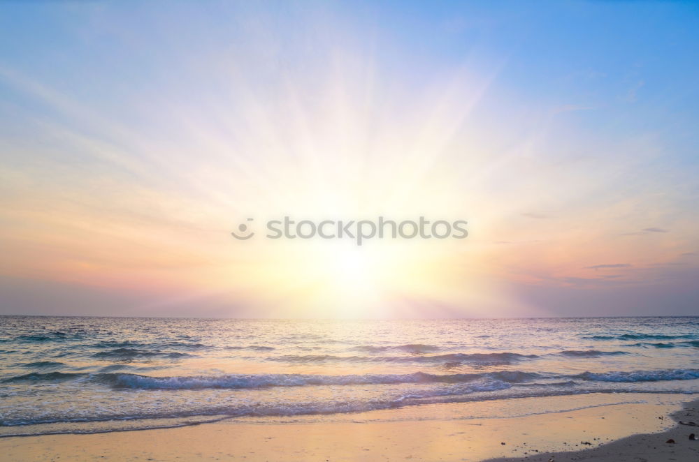 Similar – Image, Stock Photo Tourists walk along the beach