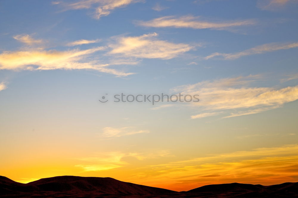 Similar – Image, Stock Photo sunrise in the colored sky white