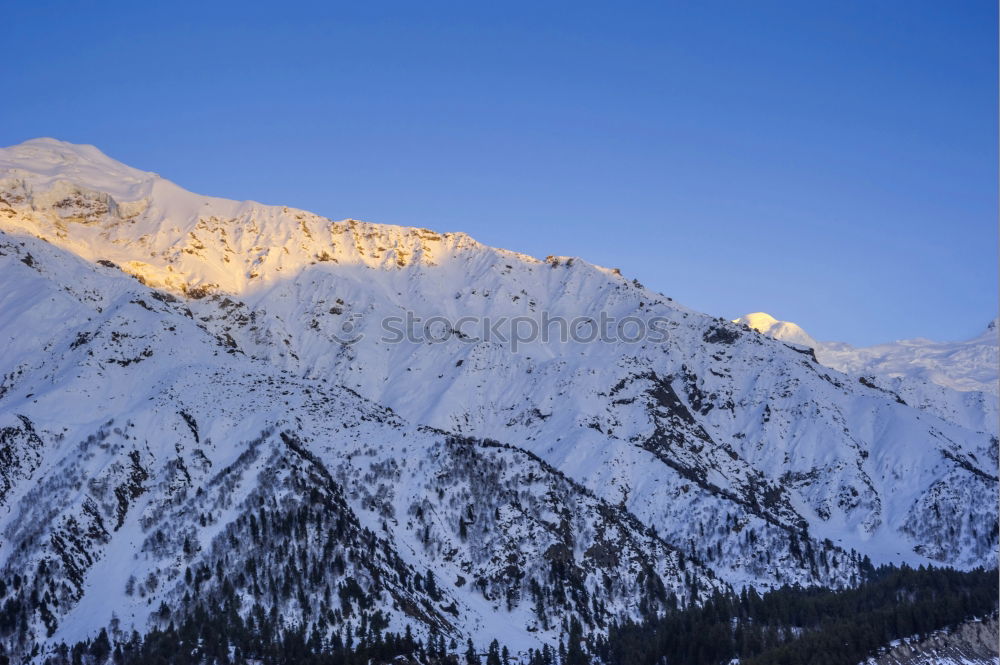 Similar – Cityscape of Arinsal, La Massana, Andorra in winter