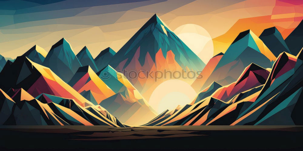 Similar – Image, Stock Photo sunset Style Joy