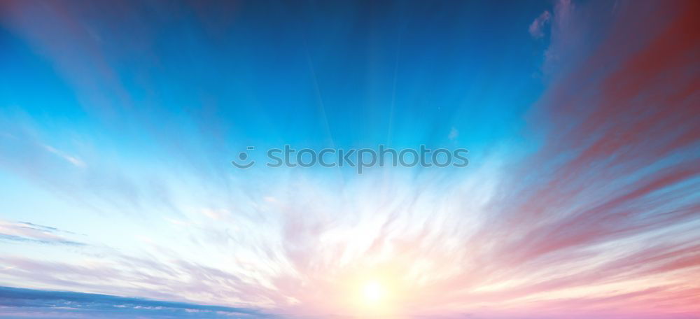 Similar – Image, Stock Photo Beautiful sky and Sunset