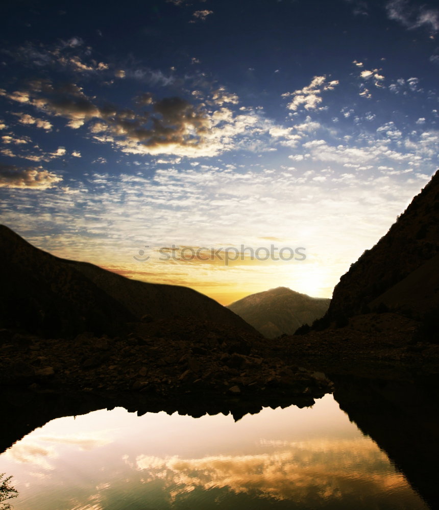 Similar – Image, Stock Photo The lake rests still Calm