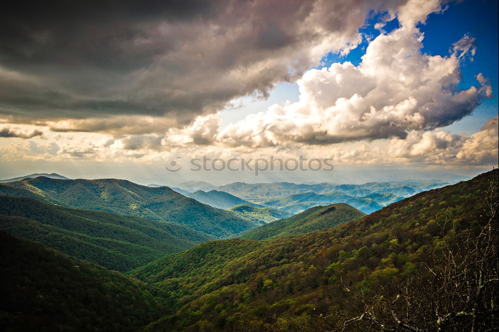 Image, Stock Photo valley view Environment