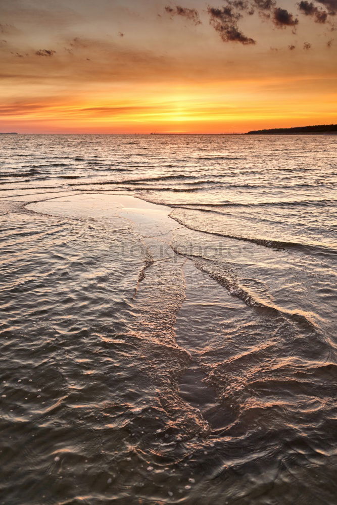 Similar – Image, Stock Photo Sunset at Langeoog Nature