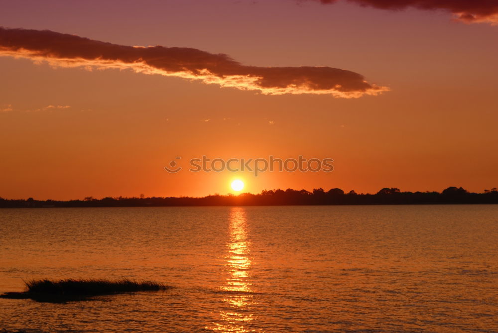 Similar – A bath in the sunset