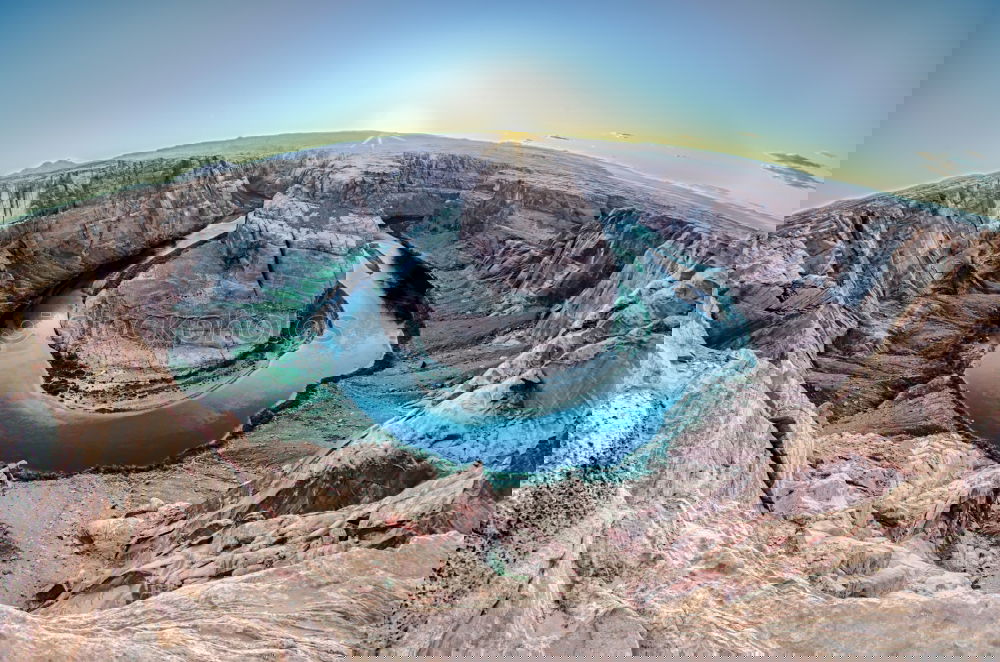 Similar – Image, Stock Photo Surreal landscape of rocky lands