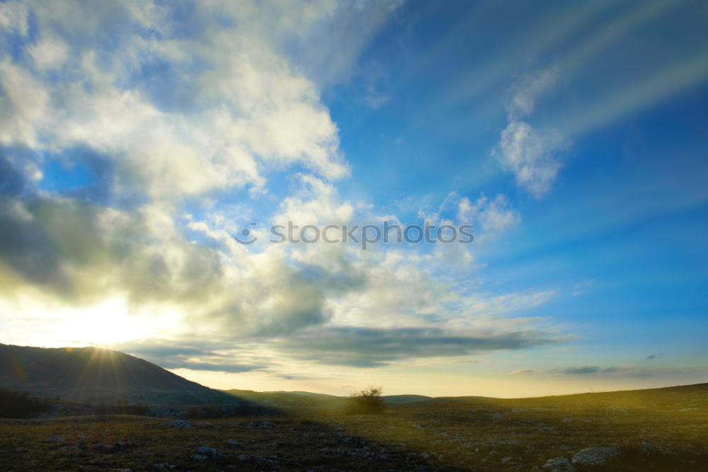 Similar – Image, Stock Photo Endless Sky Landscape