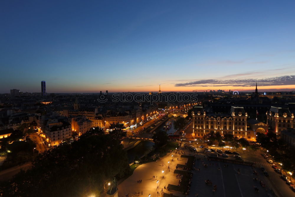 Similar – Paris at night Night