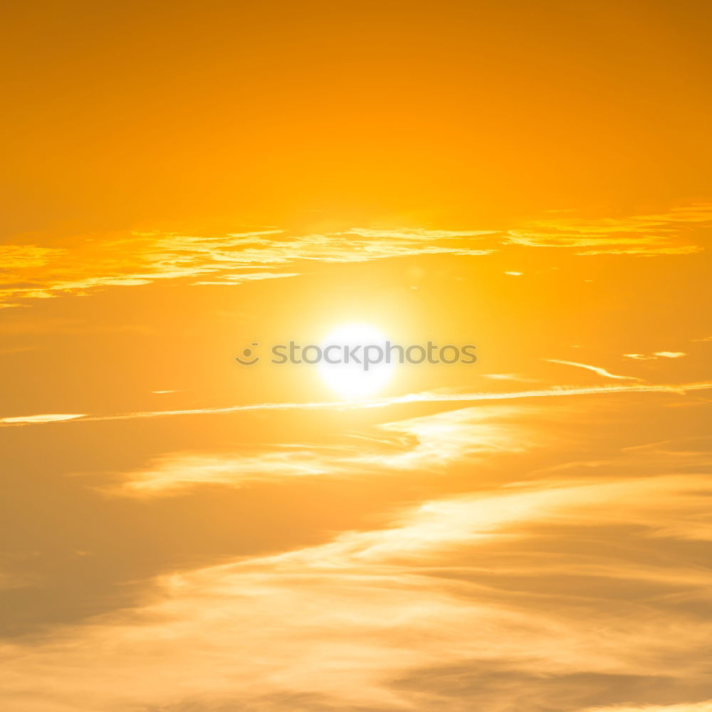 Similar – sunrise orange color