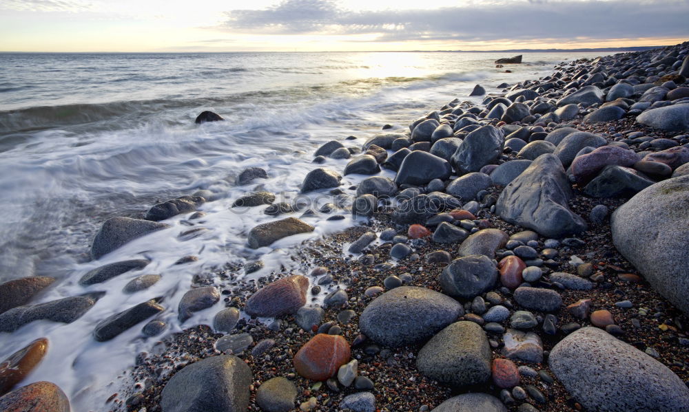 Similar – boulder on the coast of the Baltic Sea