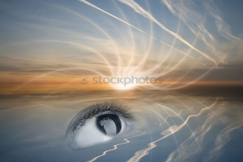 Similar – Image, Stock Photo Sun phenomenon above sea