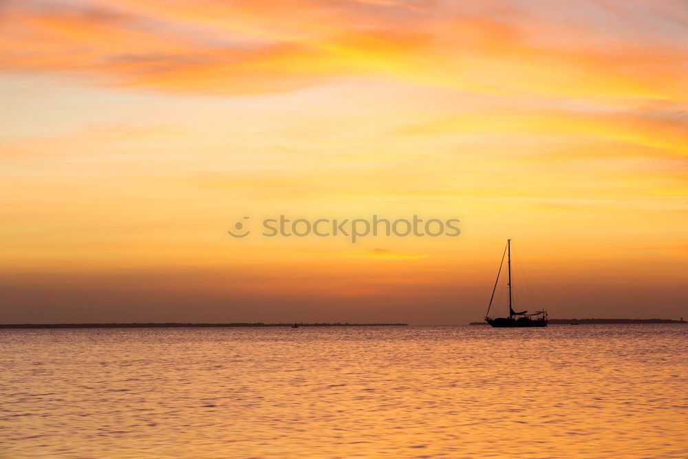 Similar – jetty Clouds Horizon