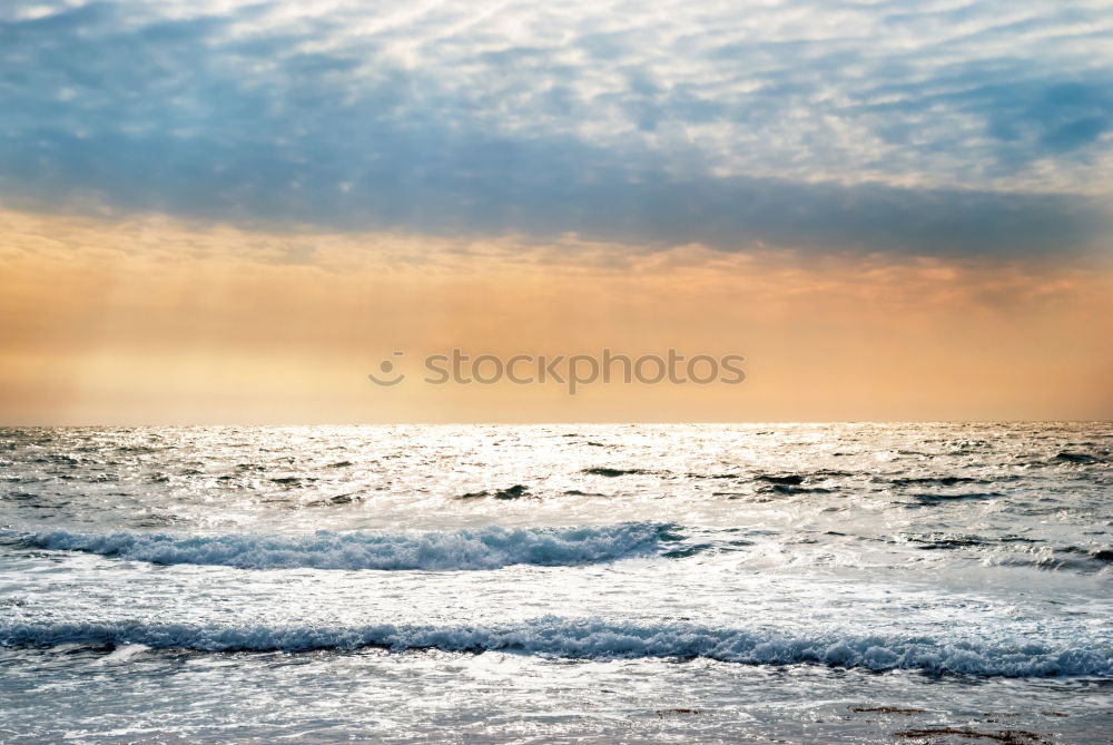 Similar – Image, Stock Photo evening at the beach