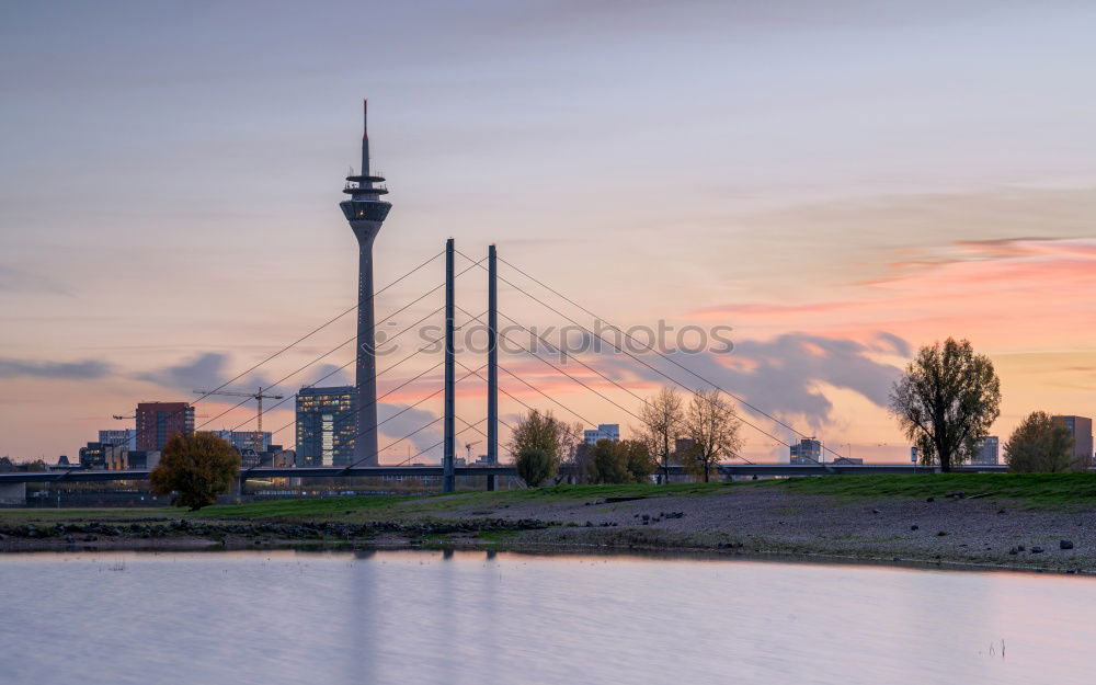 Similar – Düsseldorf Summer Evening