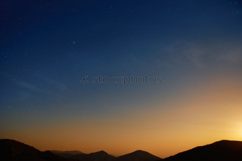 Similar – Image, Stock Photo Night sky at the edge of the Alps (Großer Riesenberg)