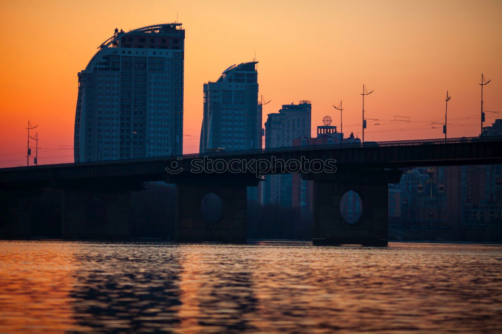 Similar – Foto Bild Triple-Towers fall to sleep