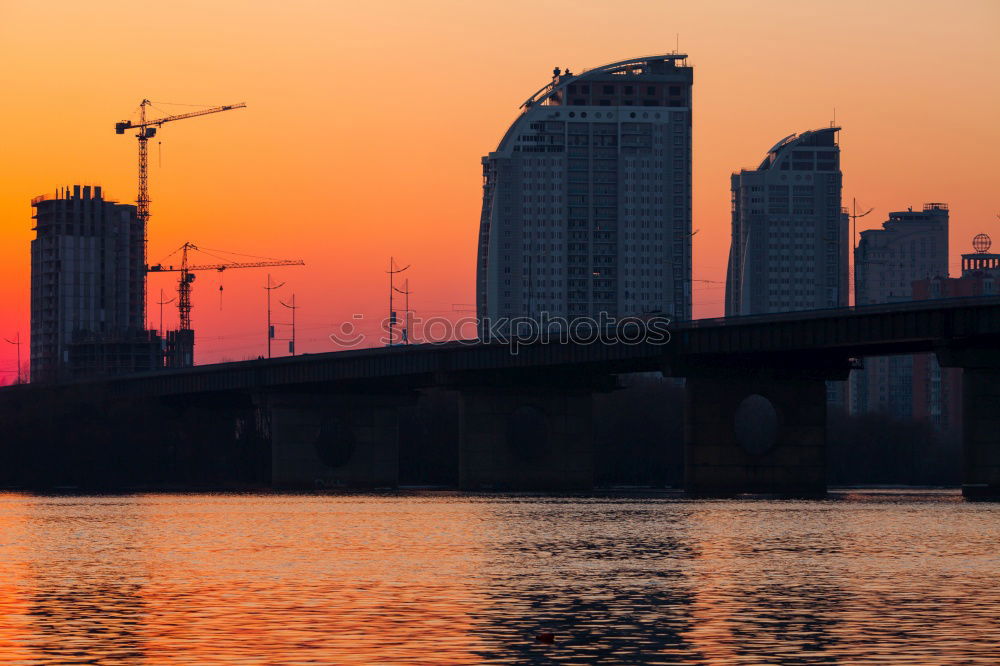 Similar – Foto Bild Triple-Towers fall to sleep