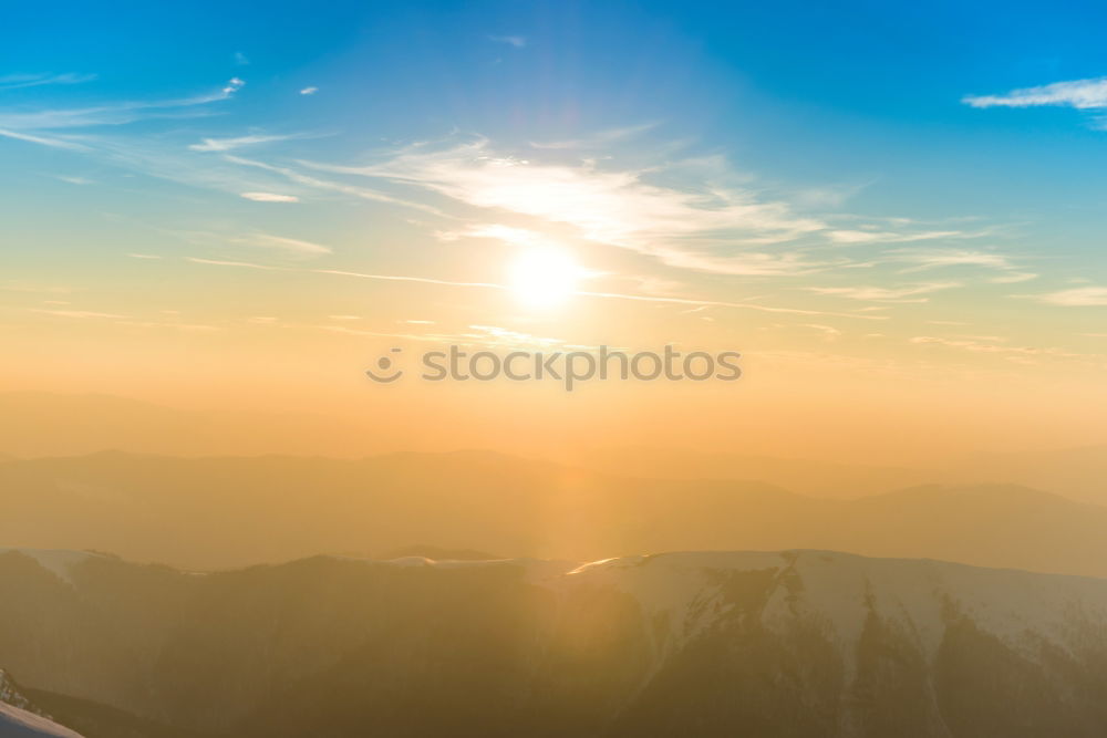 Similar – Image, Stock Photo Sun over Santiago