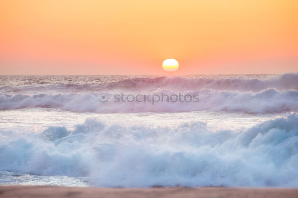 Image, Stock Photo Sunset on Kos