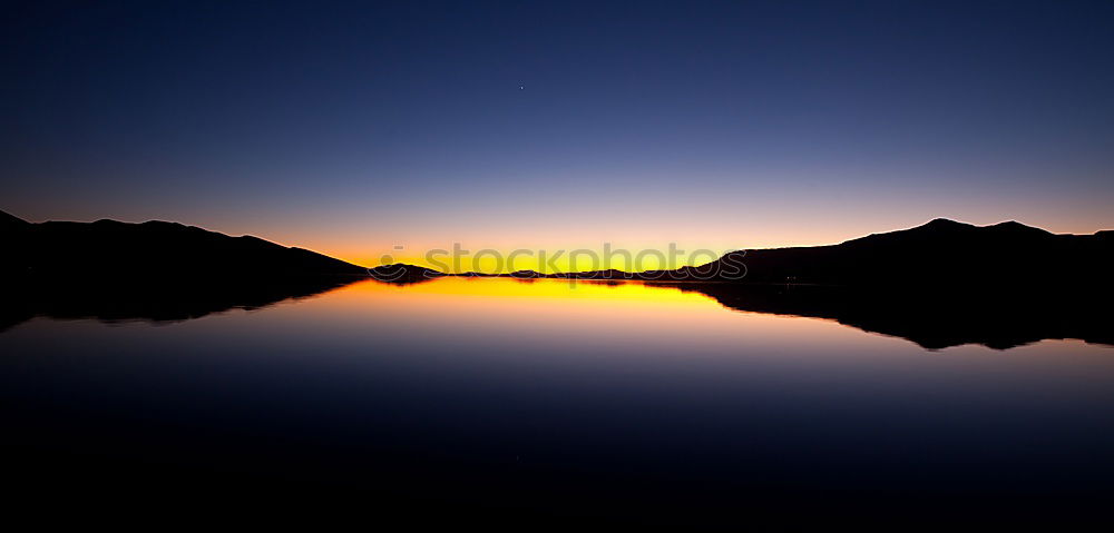 Similar – Image, Stock Photo mirror image Lake Horizon