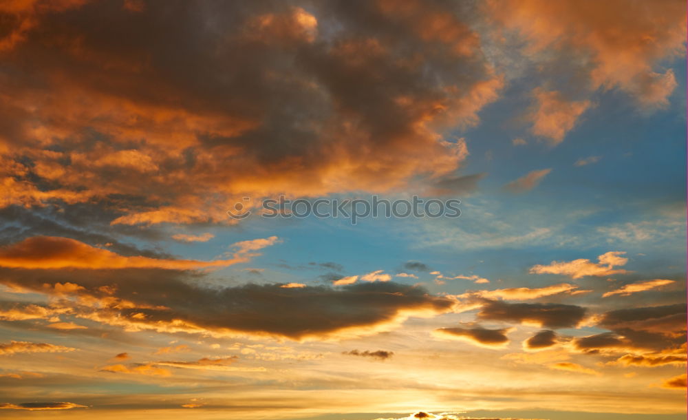 Image, Stock Photo Sunrise at the sea Ocean