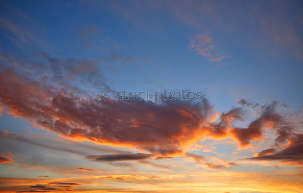 Similar – Image, Stock Photo After Sunset Nature