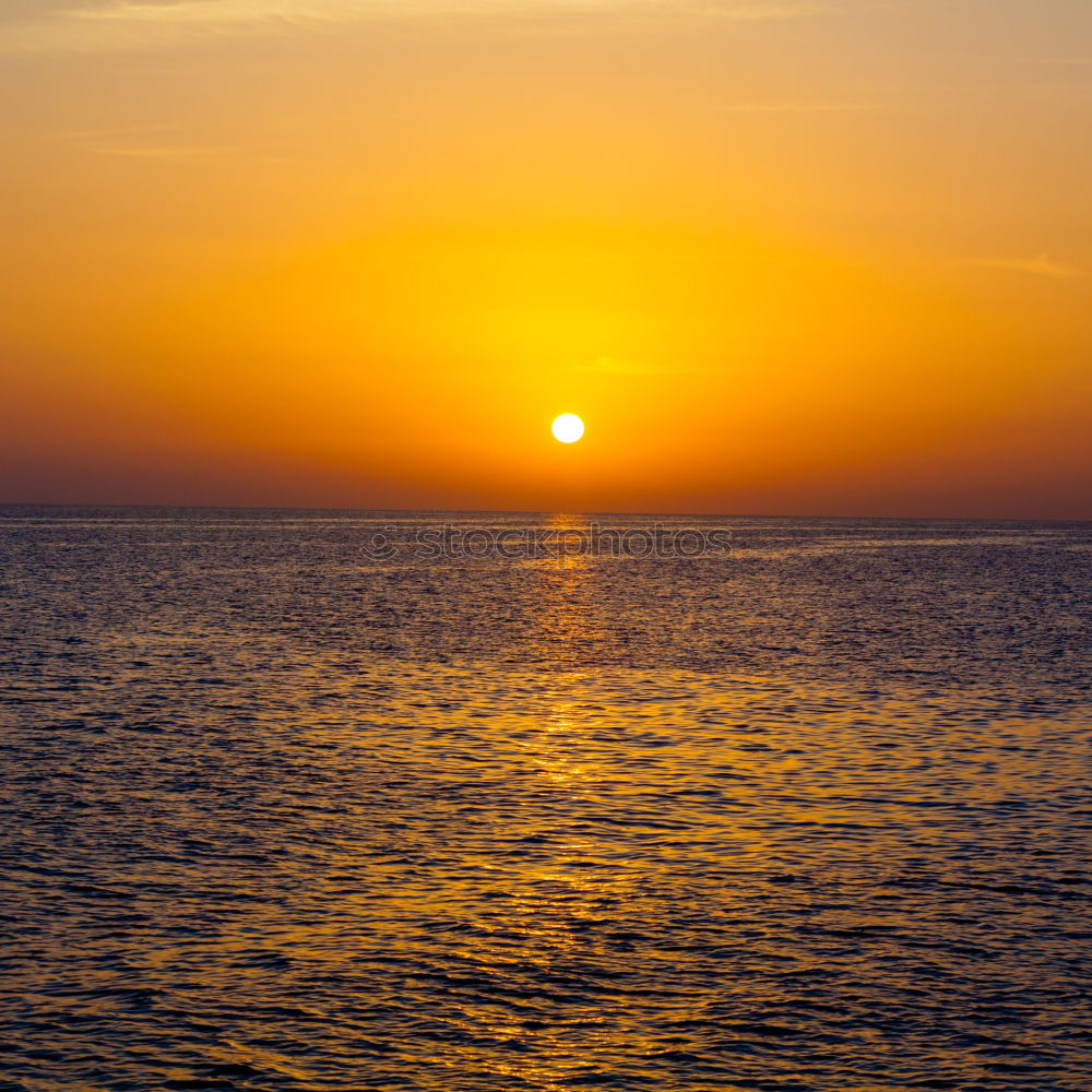 Similar – Image, Stock Photo Viking ship passes bathers at sunset