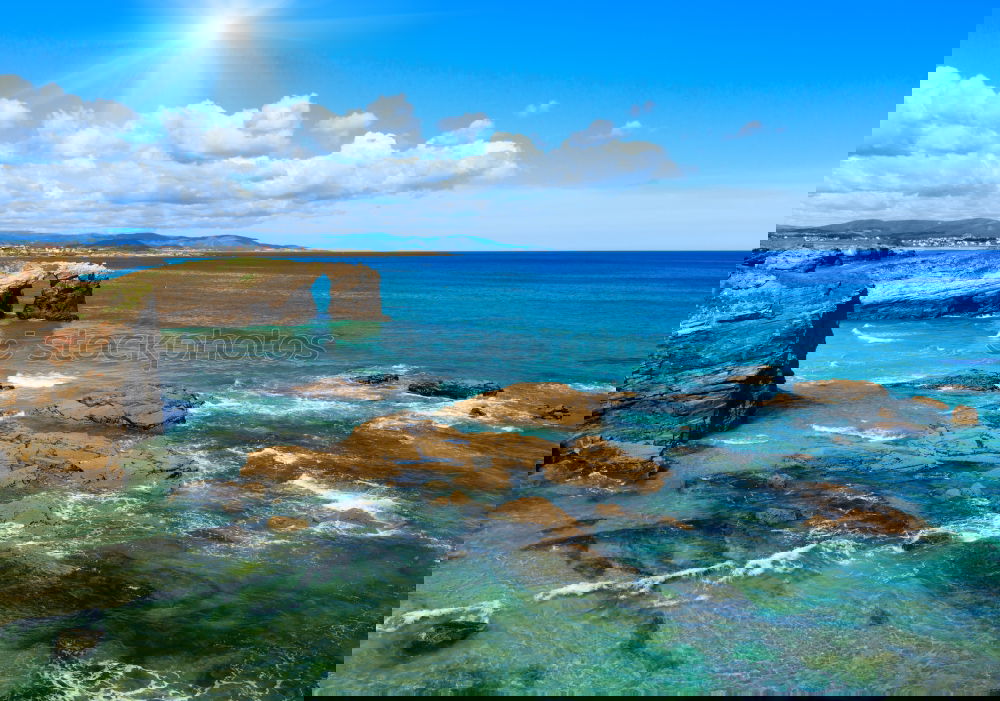 Similar – Image, Stock Photo An island with a lighthouse