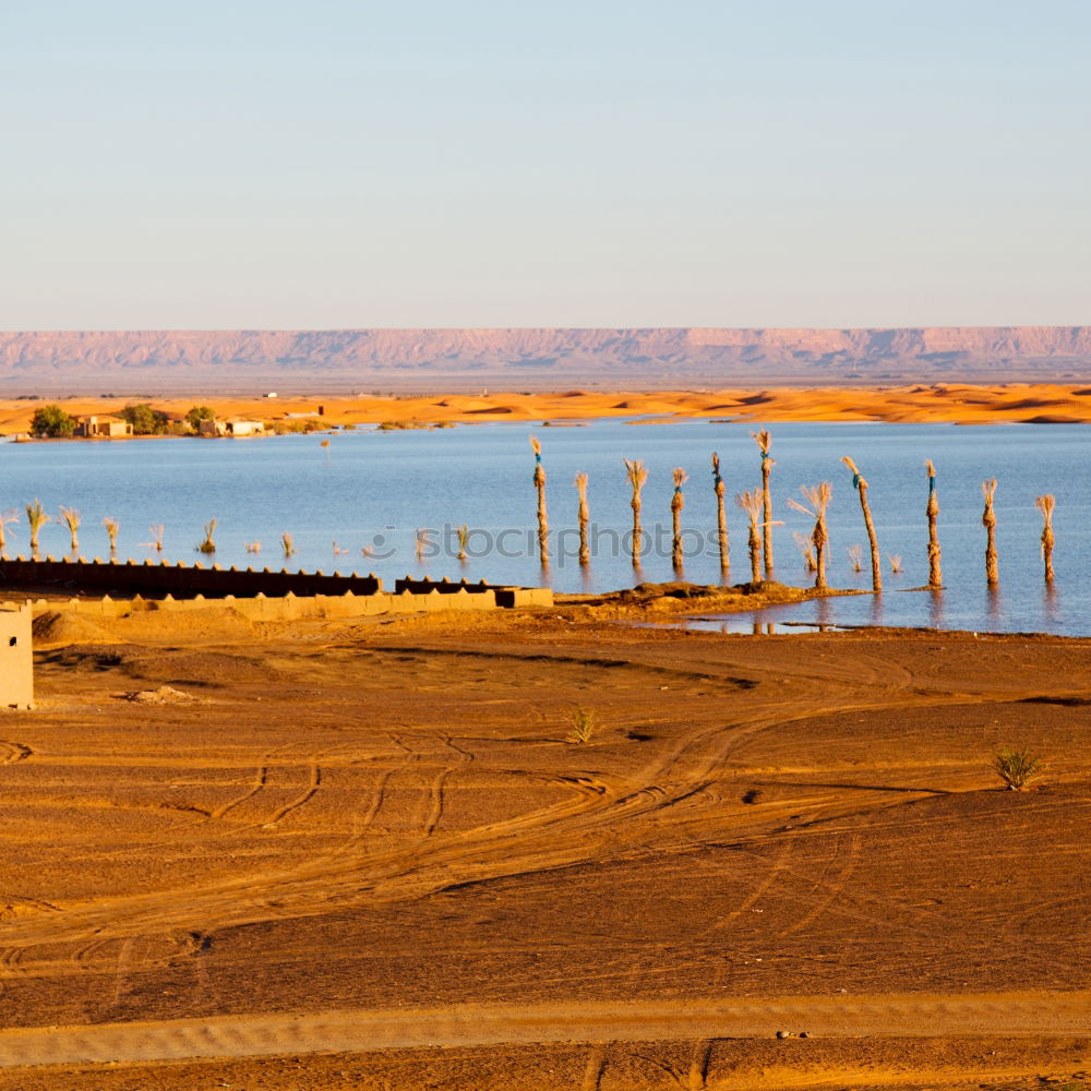 Similar – morocco sand and lake