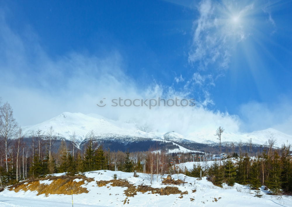 Similar – Image, Stock Photo winter hike in the northern Black Forest on a sunny day