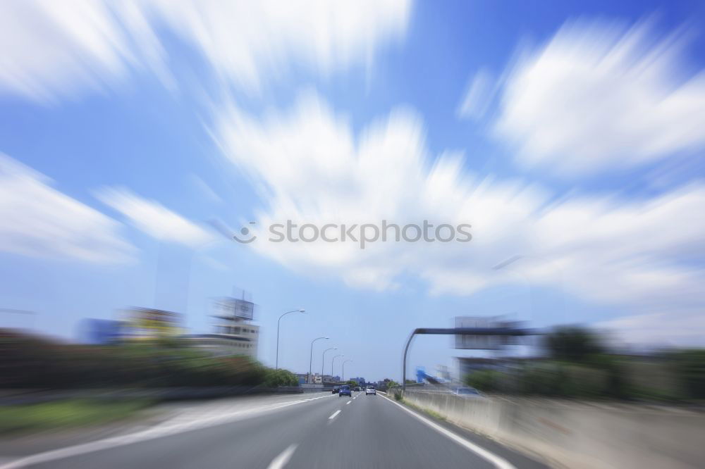 Similar – Auf zur Brücke Verkehr rot