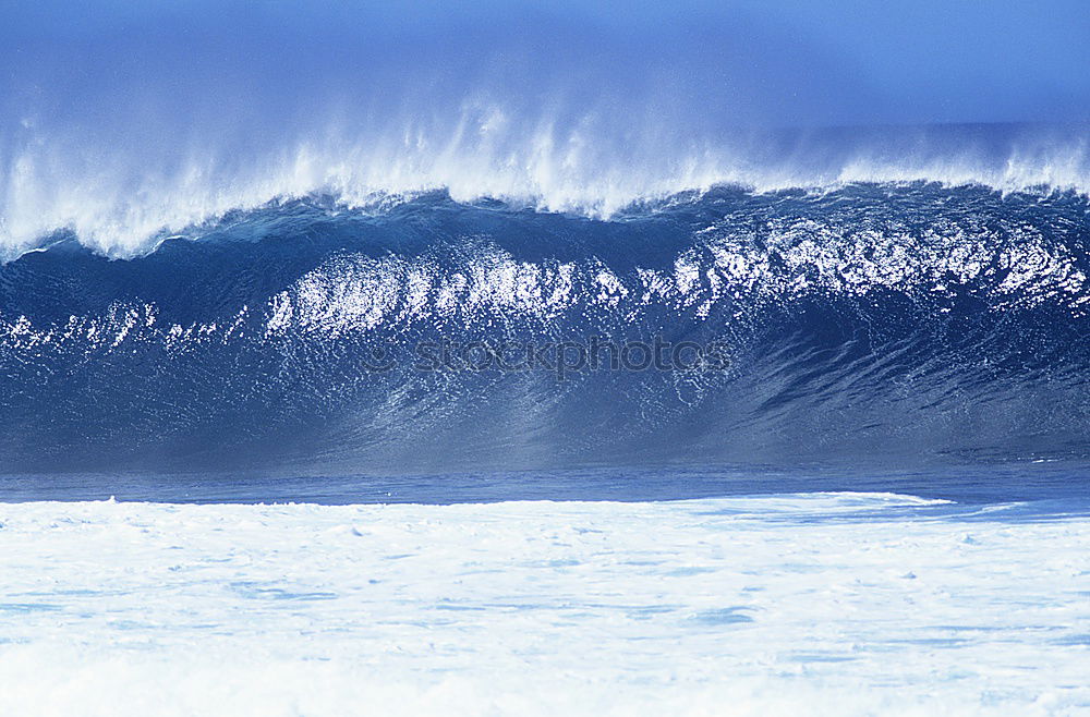 Similar – Surfer in wave Ocean Waves