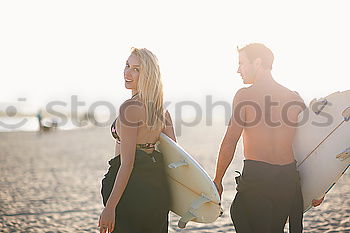 Similar – Image, Stock Photo Best Friend girls looking at each other and pulling funny faces