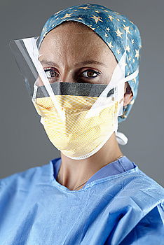 Similar – Image, Stock Photo Team of Surgeons Operating.