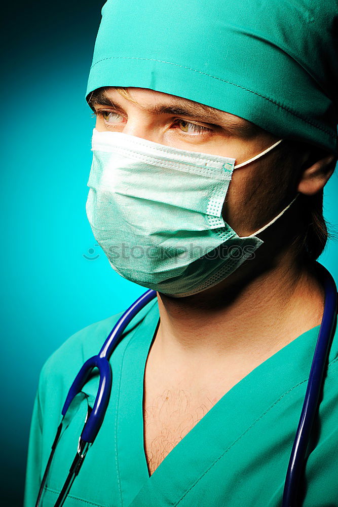 Similar – Image, Stock Photo Team of Surgeons Operating.