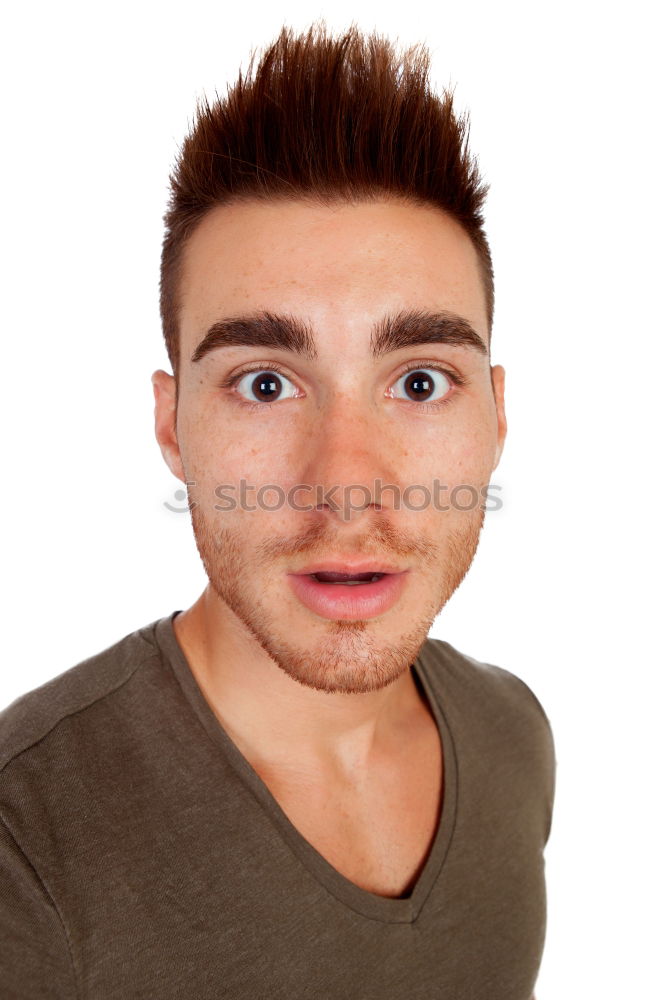 Similar – Image, Stock Photo Attractive guy in a old house with black jersey