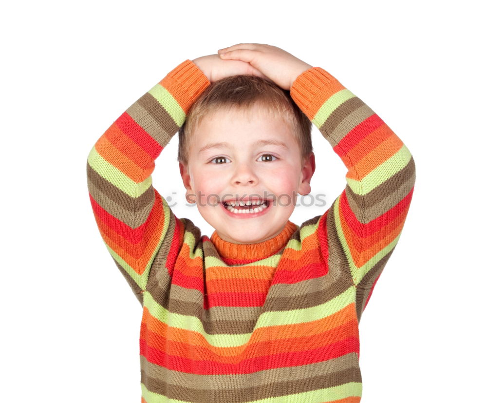 Similar – Smiling boy in the park