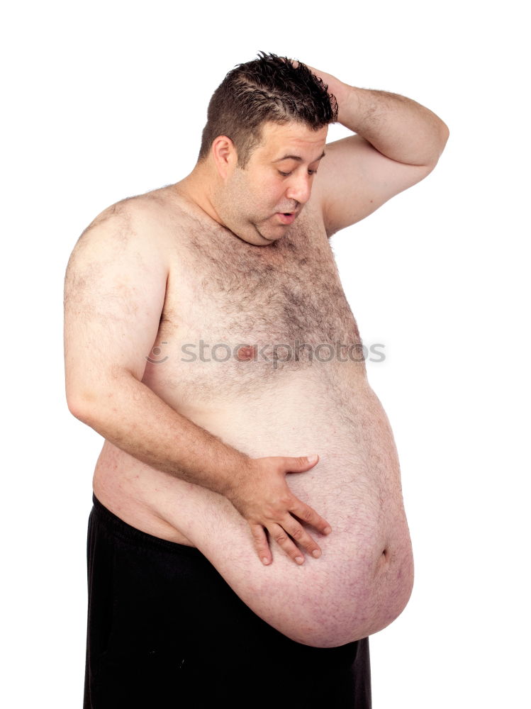 Similar – Image, Stock Photo Thomas Under Navel Bacon