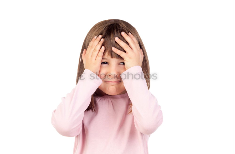 Similar – Image, Stock Photo Sad Feminine Child Girl